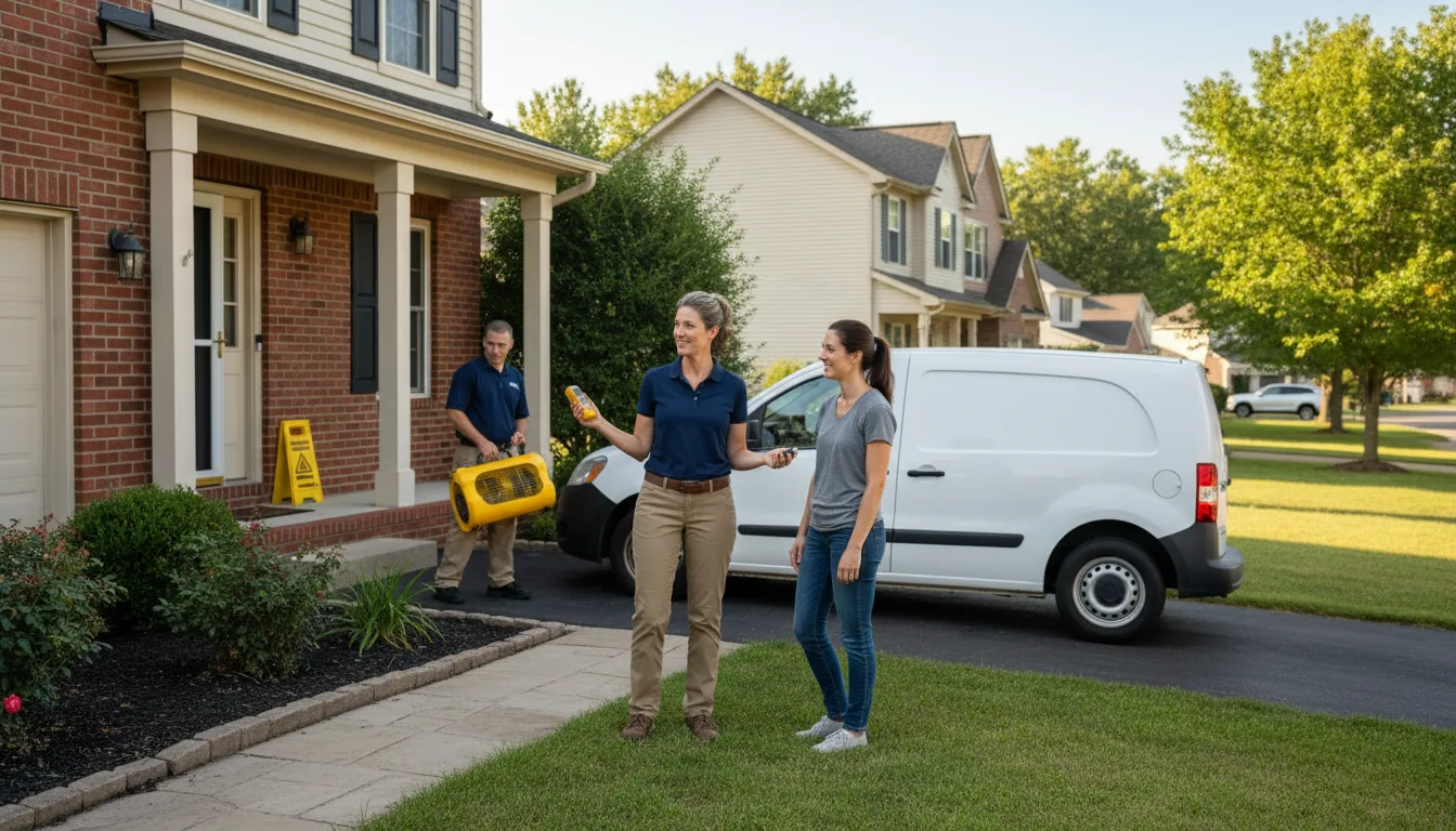 Water restoration image for Flood Water Cleanup, Removal And Restoration Services in Yancey, TX